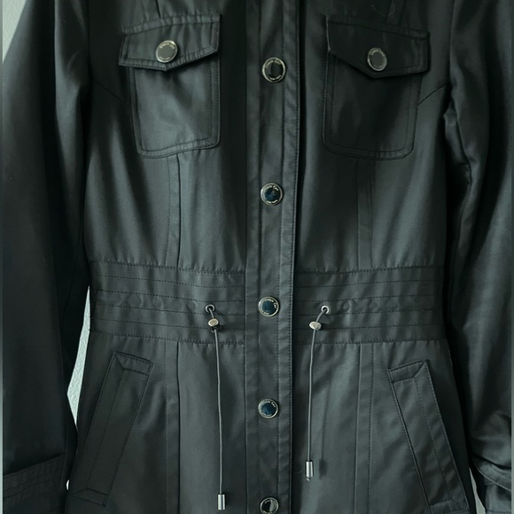 Kenneth Cole Black Rain Jacket - Picture 2 of 7